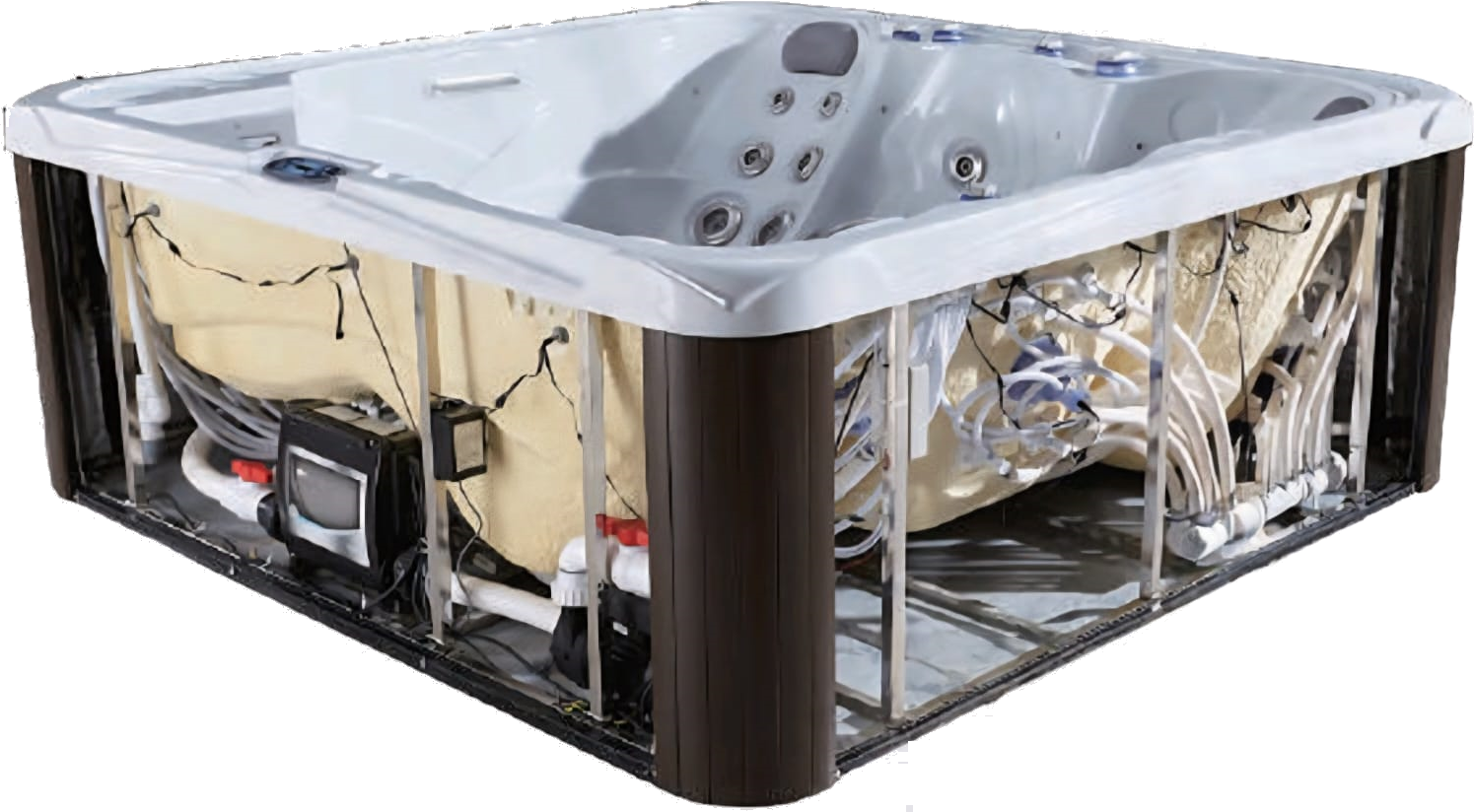 [Imagen de estructura de acero inoxidable]